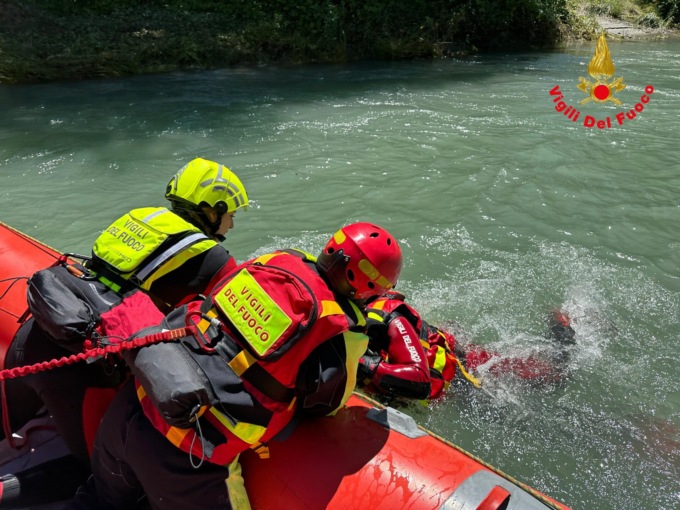 Esercitazioni dei Vigili del Fuoco lungo il Mallero e l’Adda