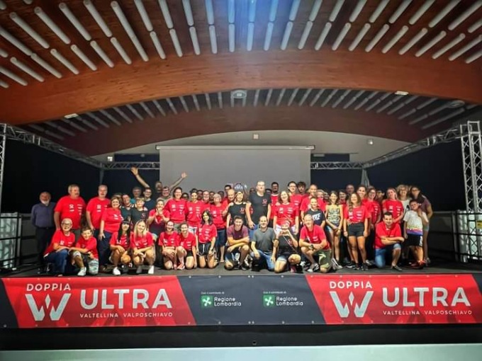 La cena per organizzatori e atleti della DoppiaW occasione di ricordare l’alluvione del 1987