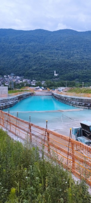 Tangenziale in costruzione, nel futuro sottopassaggio s’è formata una… piscina