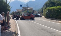 Incidente stradale a Mese: scontro tra auto e trattore