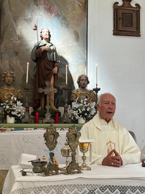Coccopalmerio celebra messa al monte Reola