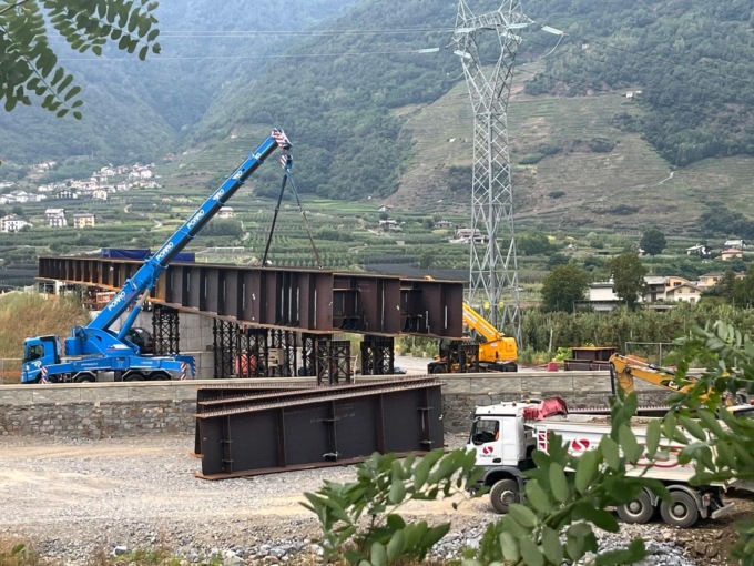 Posizionato il viadotto sull’Adda