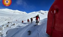 Addestramento in Valmalenco per i tecnici del Soccorso Alpino