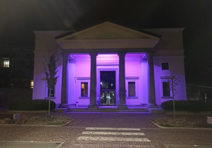 Settimana dell’Alzheimer: il tempietto dell’Ospedale di Sondrio in viola
