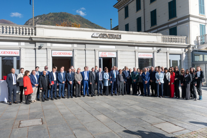 I vertici di Generali Italia a Sondrio per inaugurare “Spazio Garibaldi”
