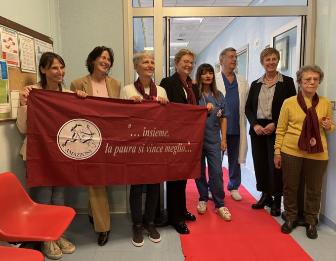 Oncologia: inaugurato l’impianto di condizionamento donato dalle Amazzoni