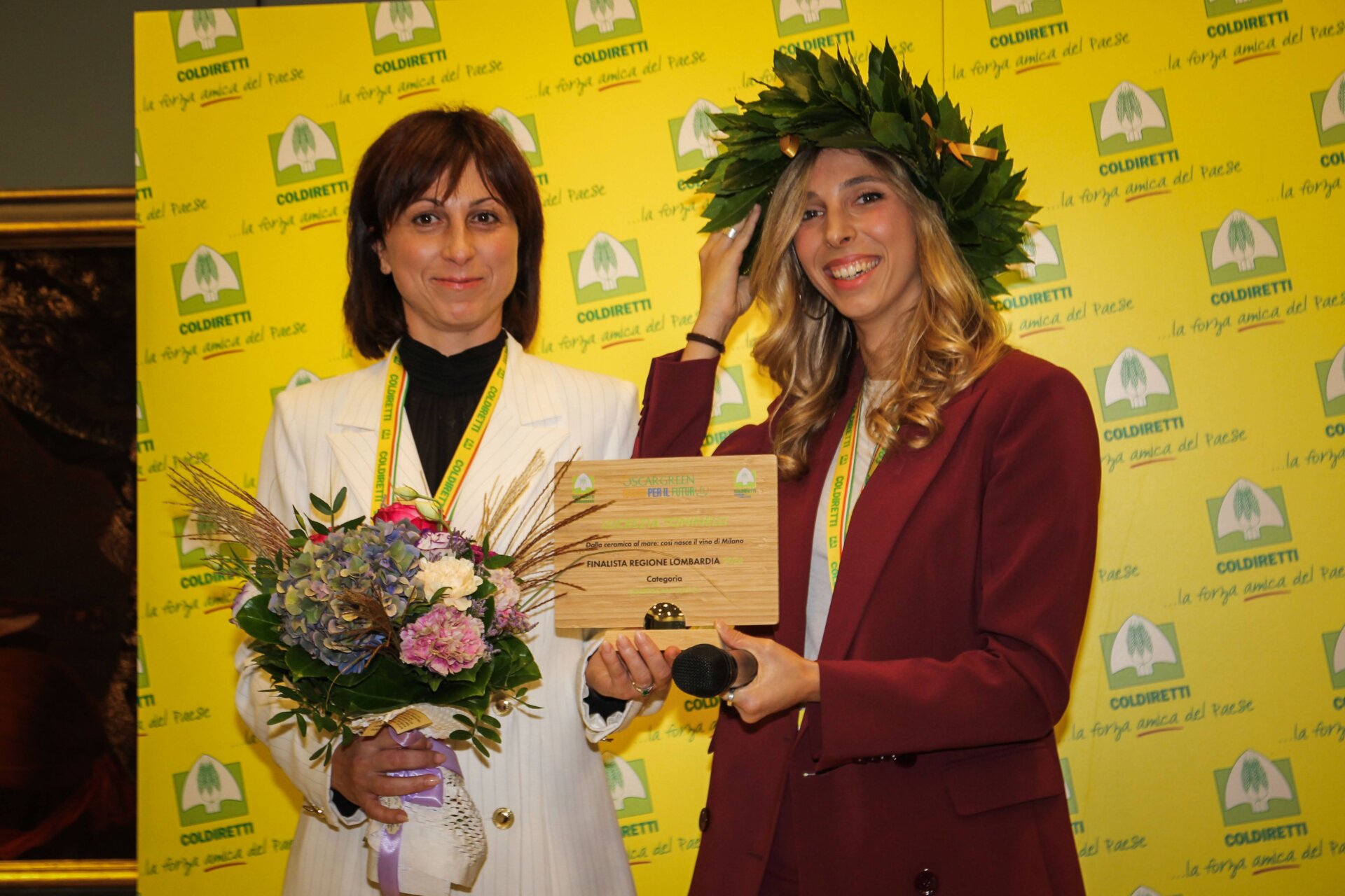 Premiazione Lucrezia Toninelli_MI LO con Francesca Biffi