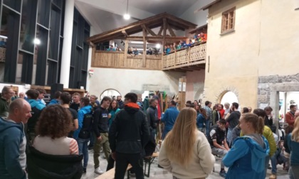 Gran bel Party con lo sci alpinismo