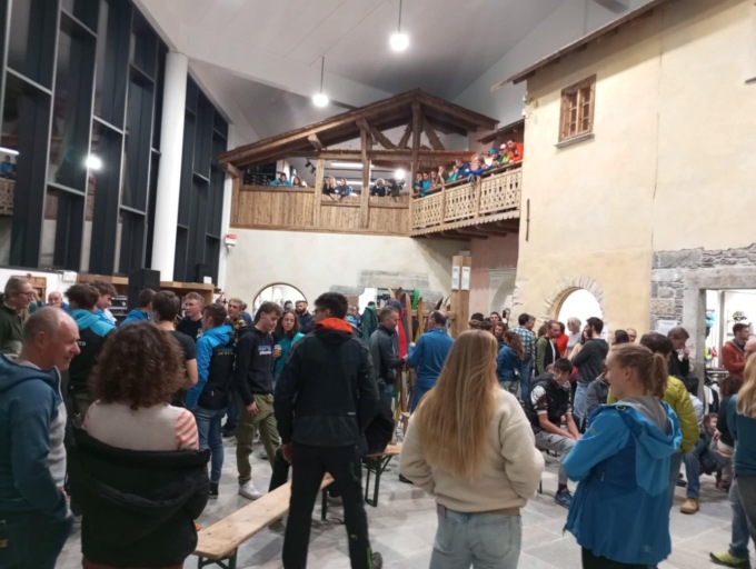 Gran bel Party con lo sci alpinismo