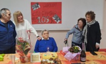 Festa per i 105 anni di Giuseppina Della Vedova: è la meno giovane di Tirano