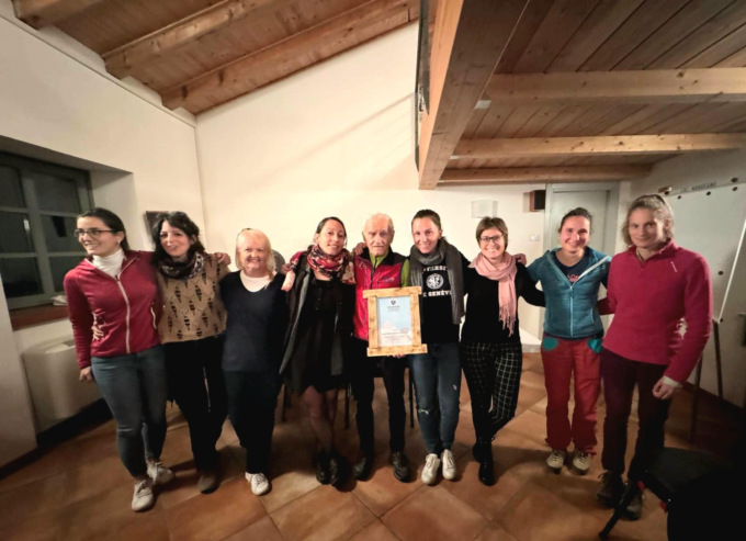 Titolo di istruttore emerito di alpinismo a Camillo Della Vedova