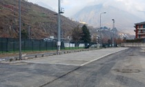 Sondrio: aperti il parcheggio e marciapiede alla Castellina