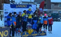 Quasi 200 piccoli atleti per la prima prova dello sci alpino, tecnica classica per i giovani fondisti