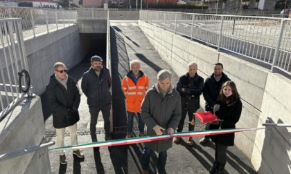 Aperto il sottopasso di via Stelvio a Sondrio