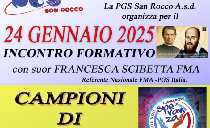 “Campioni di speranza”: incontro con Suor Francesca Scibetta a Sondrio