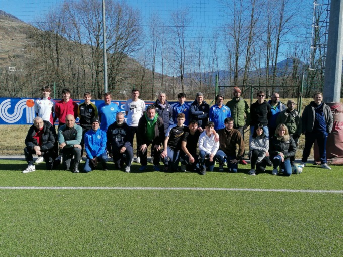 Concluso il corso per allenatori di calcio del CSI Sondrio