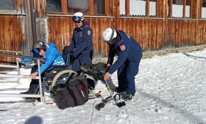 Incidenti sulle piste da sci, 97 interventi lo scorso fine settimana