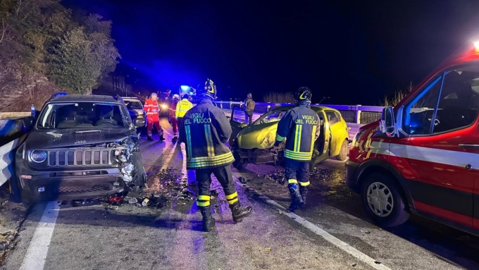 Incidente stradale sulla Statale 340: tre persone ferite