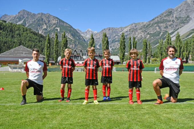 Il Milan Junior Camp arriva al Centro Sportivo Diego Acquistapace di Piantedo
