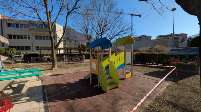 Sondrio: riqualificato il giardino della scuola Munari