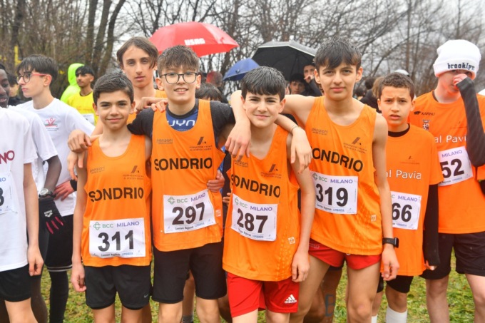 Meeting di Corsa Campestre di Cortenova: la rappresentativa di Sondrio è quinta