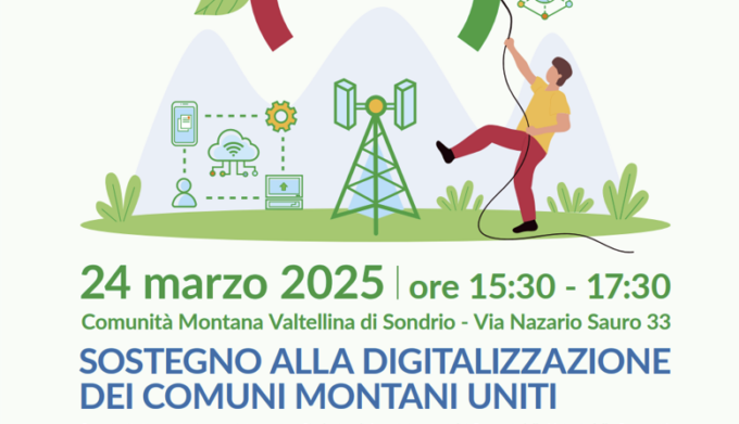 Digitalizzazione nei territori montani: un incontro a Sondrio per discutere le opportunità del programma PA Digitale 2026