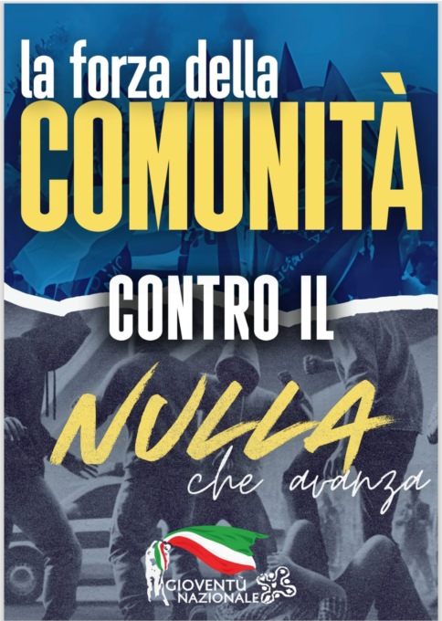 Gioventù Nazionale in piazza a Sondrio: una campagna contro degrado e criminalità