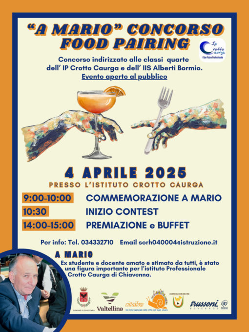 “A Mario”: Concorso di Food Pairing in ricordo del professor Mario Barolo