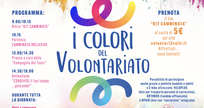 Giornata “I Colori del Volontariato” in Valchiavenna