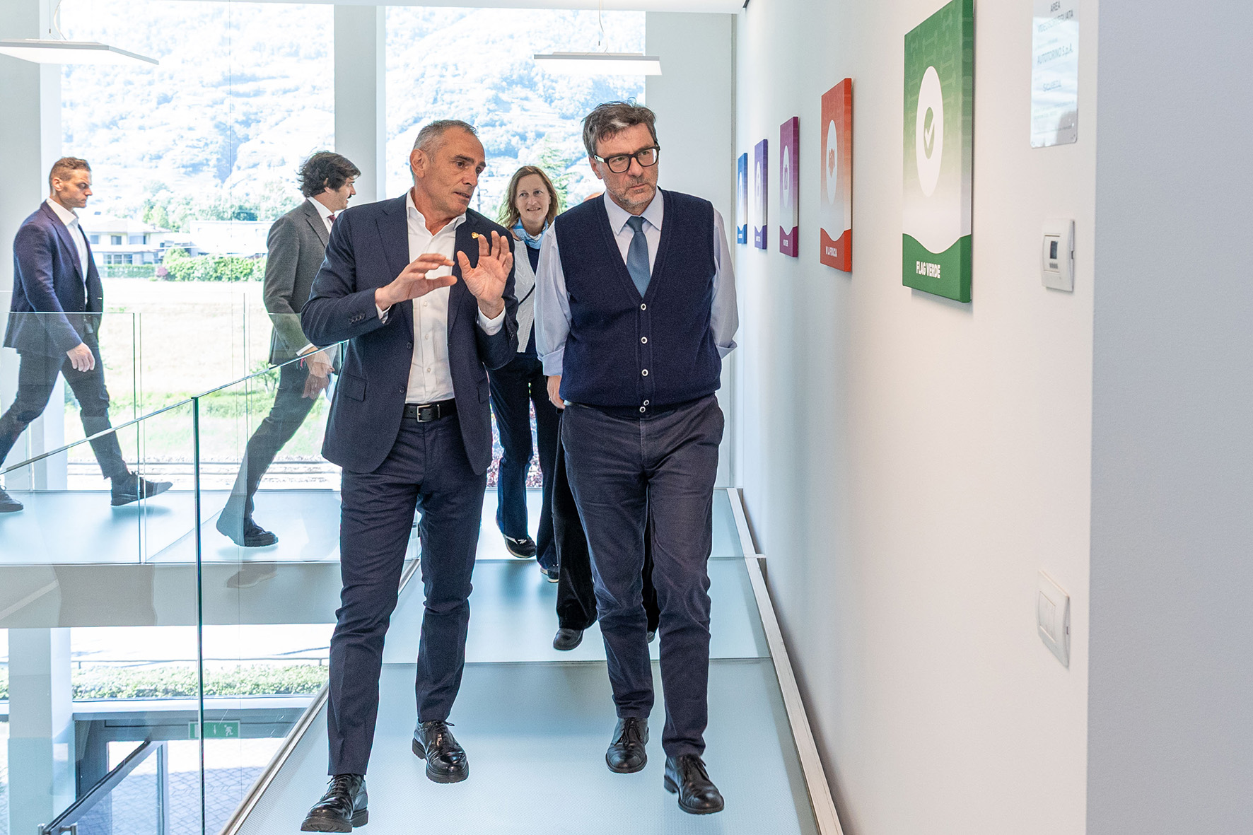 Autotorino Inaugurazione Sede Cosio Valtellino_Plinio Vanini, Ministro Giancarlo Giorgetti (1)