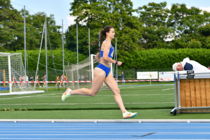 Milena Masolini in grande spolvero al Silver Meeting FIDAL Lombardia