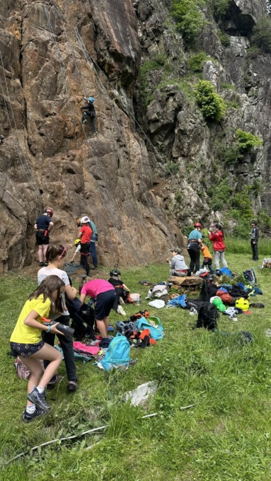 Bene il corso di arrampicata sportiva per i ragazzi
