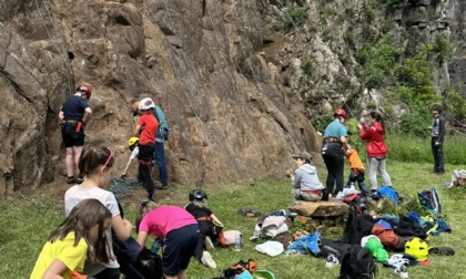 Bene il corso di arrampicata sportiva per i ragazzi