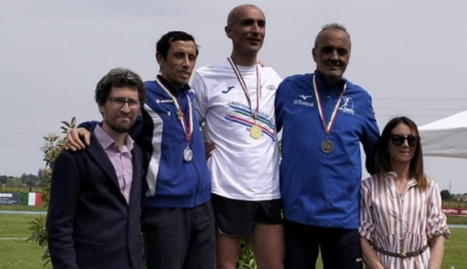 Riccardo Dusci campione italiano nei 10.000 metri master 60