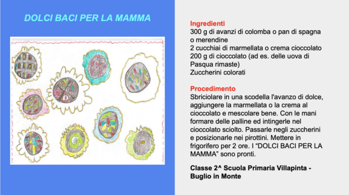 Dolci baci per la mamma: un pensiero goloso dai bambini della Scuola Primaria Villapinta