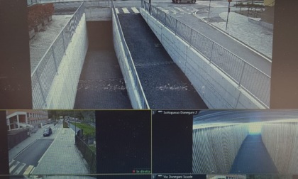Sottopasso di via Stelvio: attiva la videosorveglianza
