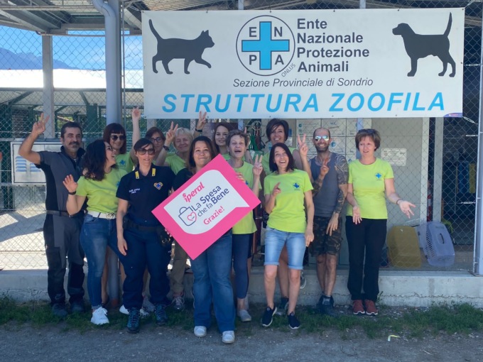 La Spesa che fa bene: primo premio a Enpa Sondrio