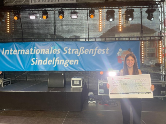 Pizio prima alla Strassenfest di Sindelfingen