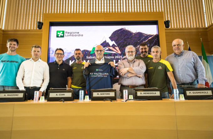 K2 Valtellina Extreme Vertical Race: presentata in Regione Lombardia la 7ª edizione