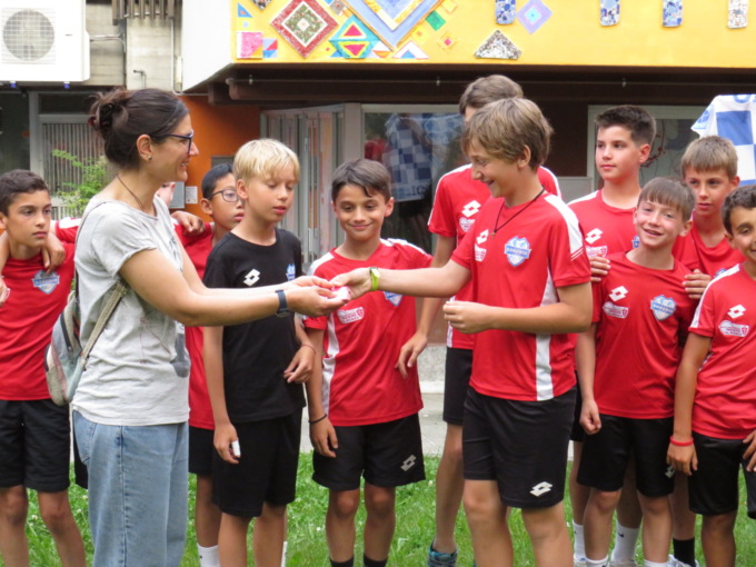 I Pulcini della Nuova Sondrio Calcio in campo per la solidarietà