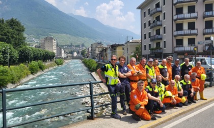 Cura del territorio e sicurezza: in campo con impegno la Protezione Civile e Valtellina Sub