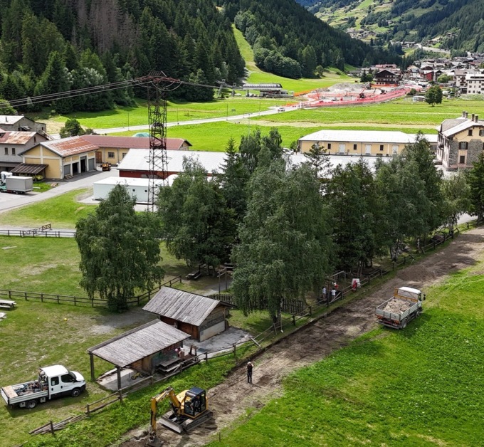 Partiti i lavori del cavidotto interrato a Rasin