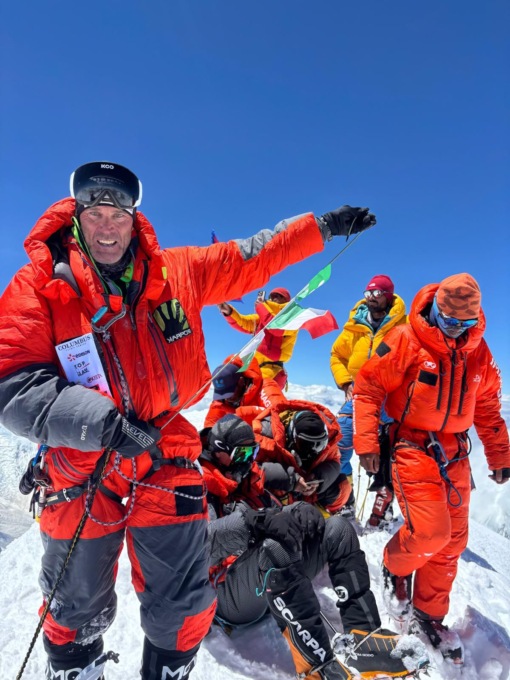 Marco Confortola ha conquistato il Gasherbrum I