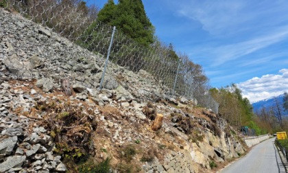 Completati i lavori di messa in sicurezza contro la caduta massi nelle frazioni a Sondrio