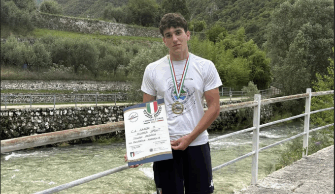 Un altro fine settimana ricco di soddisfazioni per la canoa valtellinese: titolo italiano per Andrea Tognini