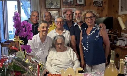 Auguri del paese per Luigia Dei Cas, che il 4 luglio ha compiuto 105 anni