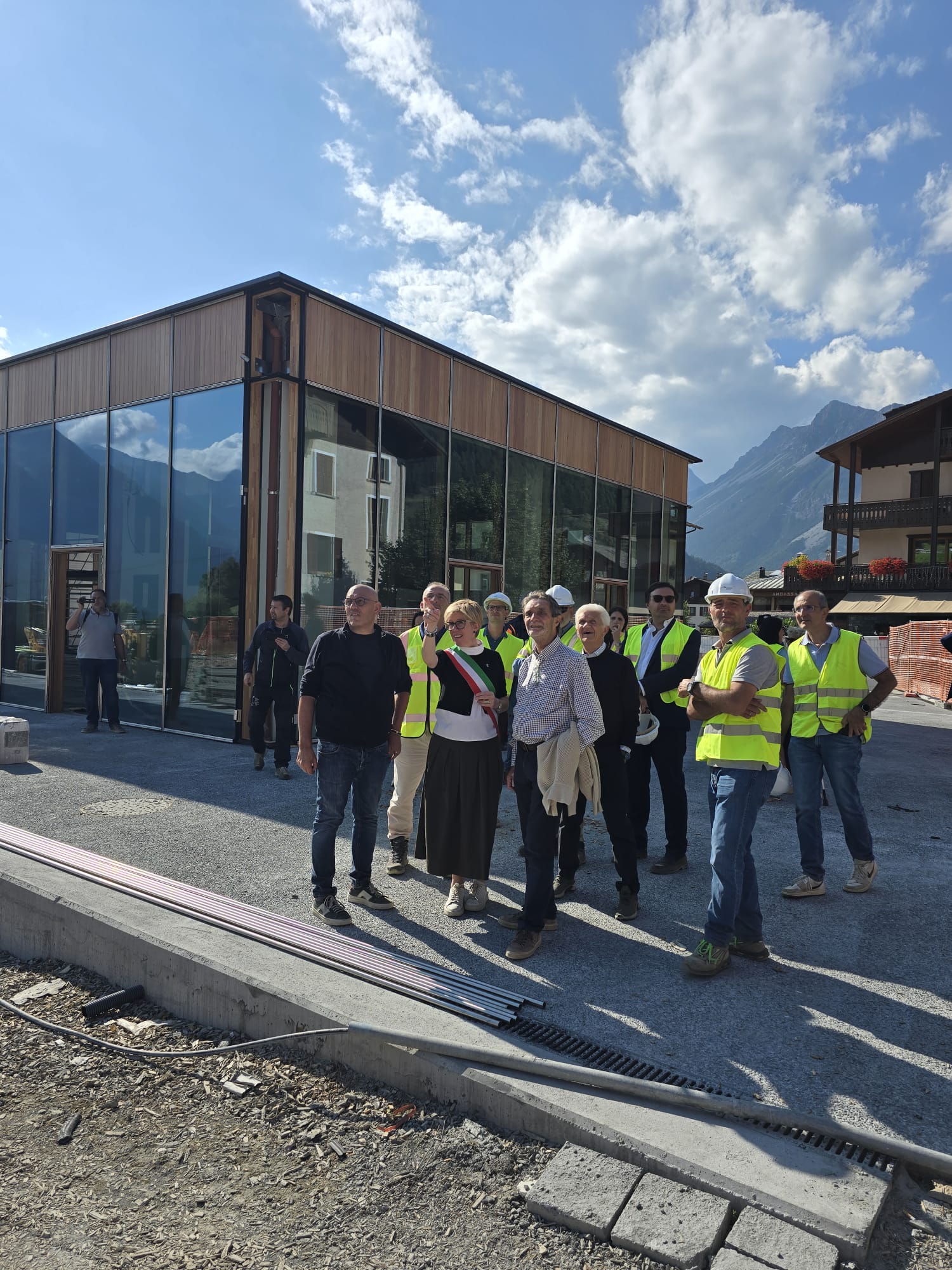 Bormio-Visita cantieri