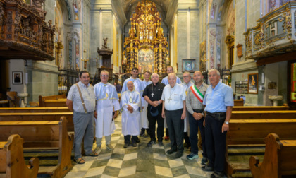 Il cardinale Aveline visita la “première Notre Dame de la Valteline” a Grosotto