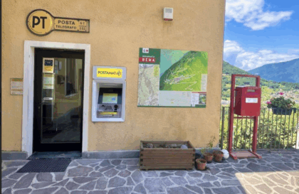 Nuovo ATM di Poste Italiane installato a Bema