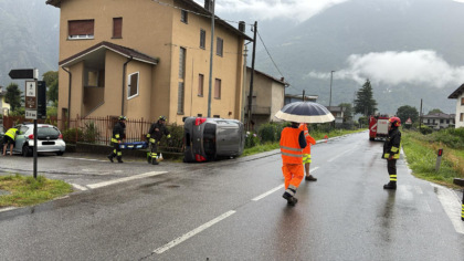 Incidente a Somaggia, feriti due pensionati
